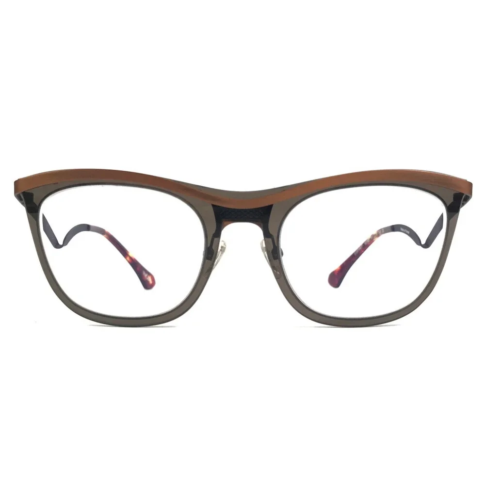BOZ Eyeglasses Frames ESPRIT 9050 Brown Mask Neutral Brushed Gold 51-19-140